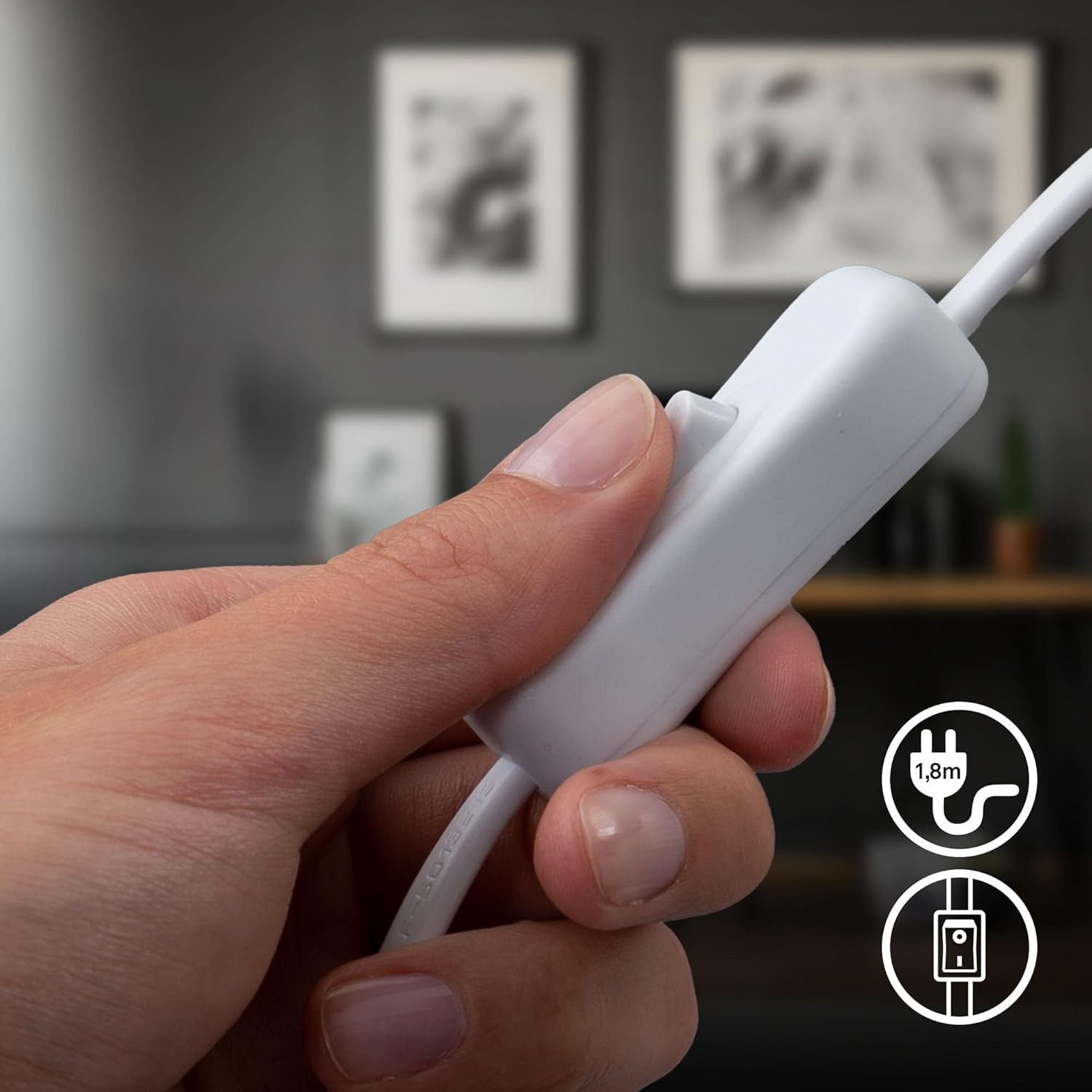 SKRIVA LAMPADA H.38.5 1XGU10 M/BLU