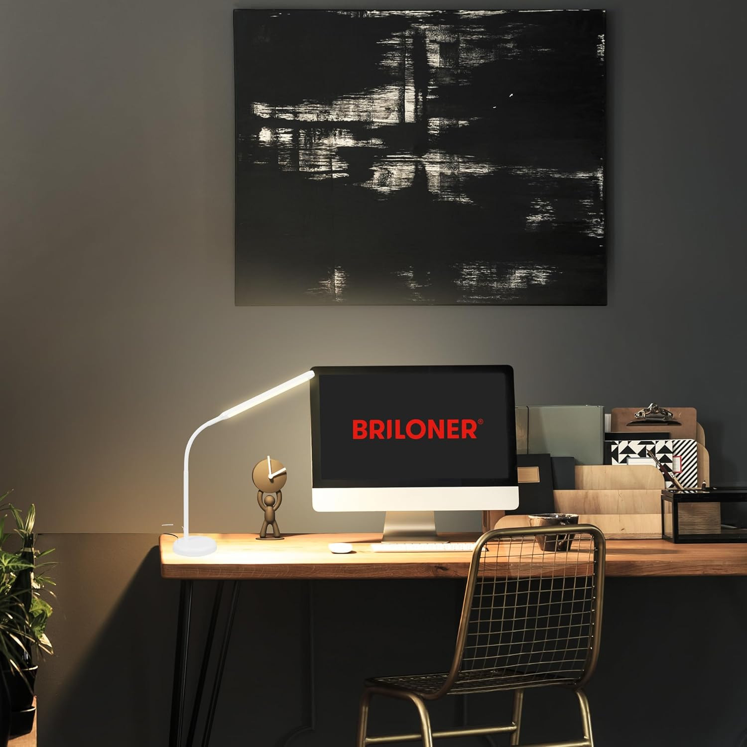 PIVAZ LAMPADA H.33 6W 3K MET.BIANCO