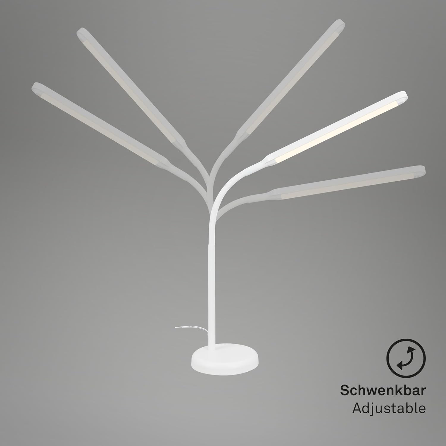 PIVAZ LAMPADA H.33 6W 3K MET.BIANCO