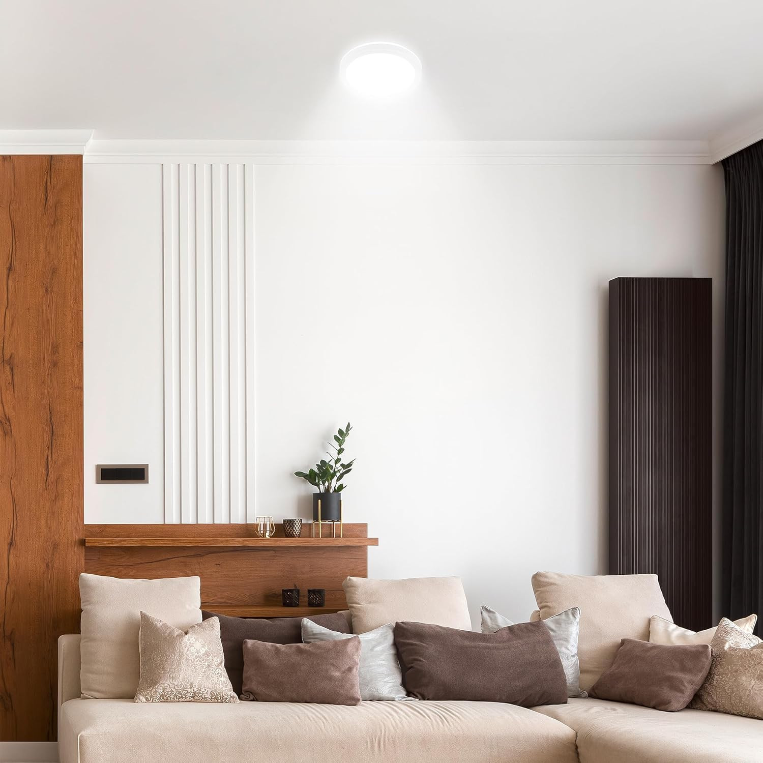 PLAFONIERA LED PIATTA 12W 4K BIANCA