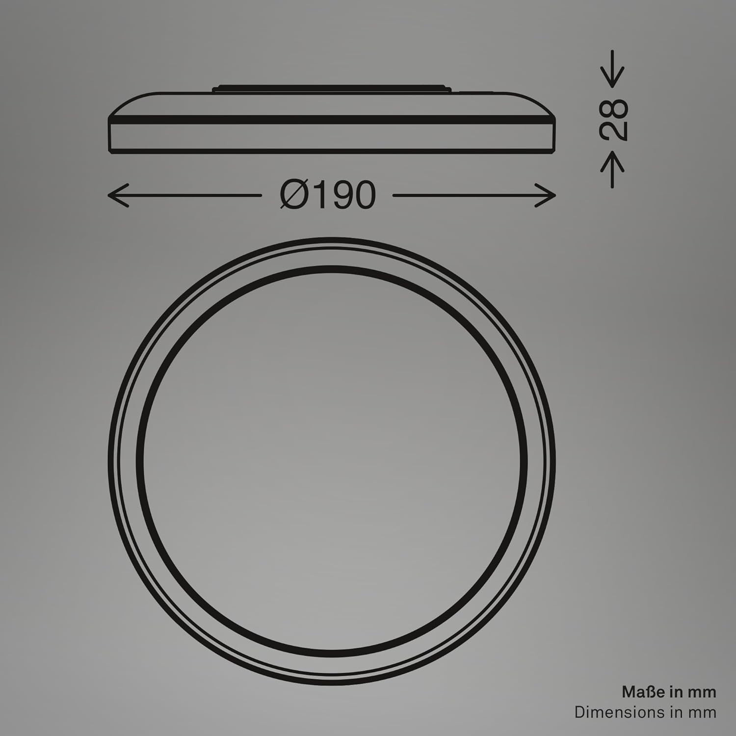 PLAFONIERA LED PIATTA 12W 4K BIANCA
