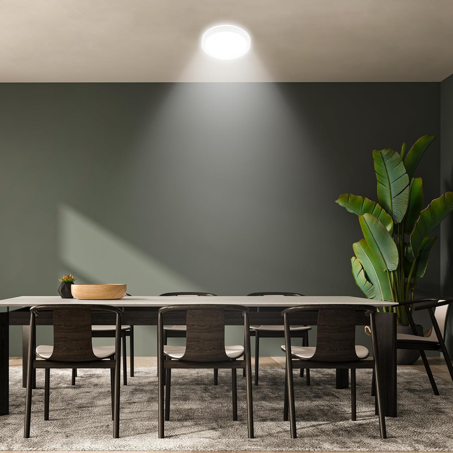 PLAFONIERA LED PIATTA 12W 4K BIANCA