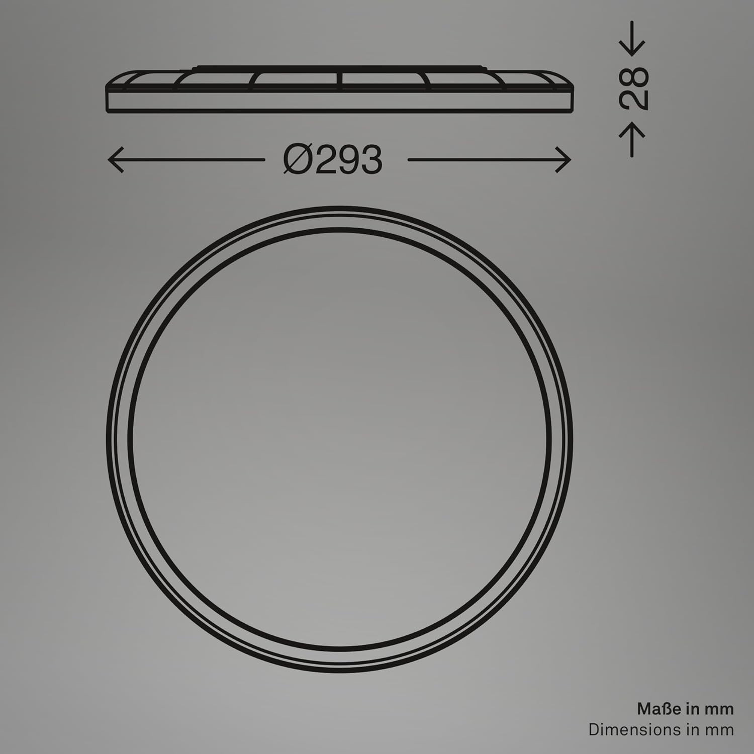 PLAFONIERA SLIM LED 22W 4K BIANCA