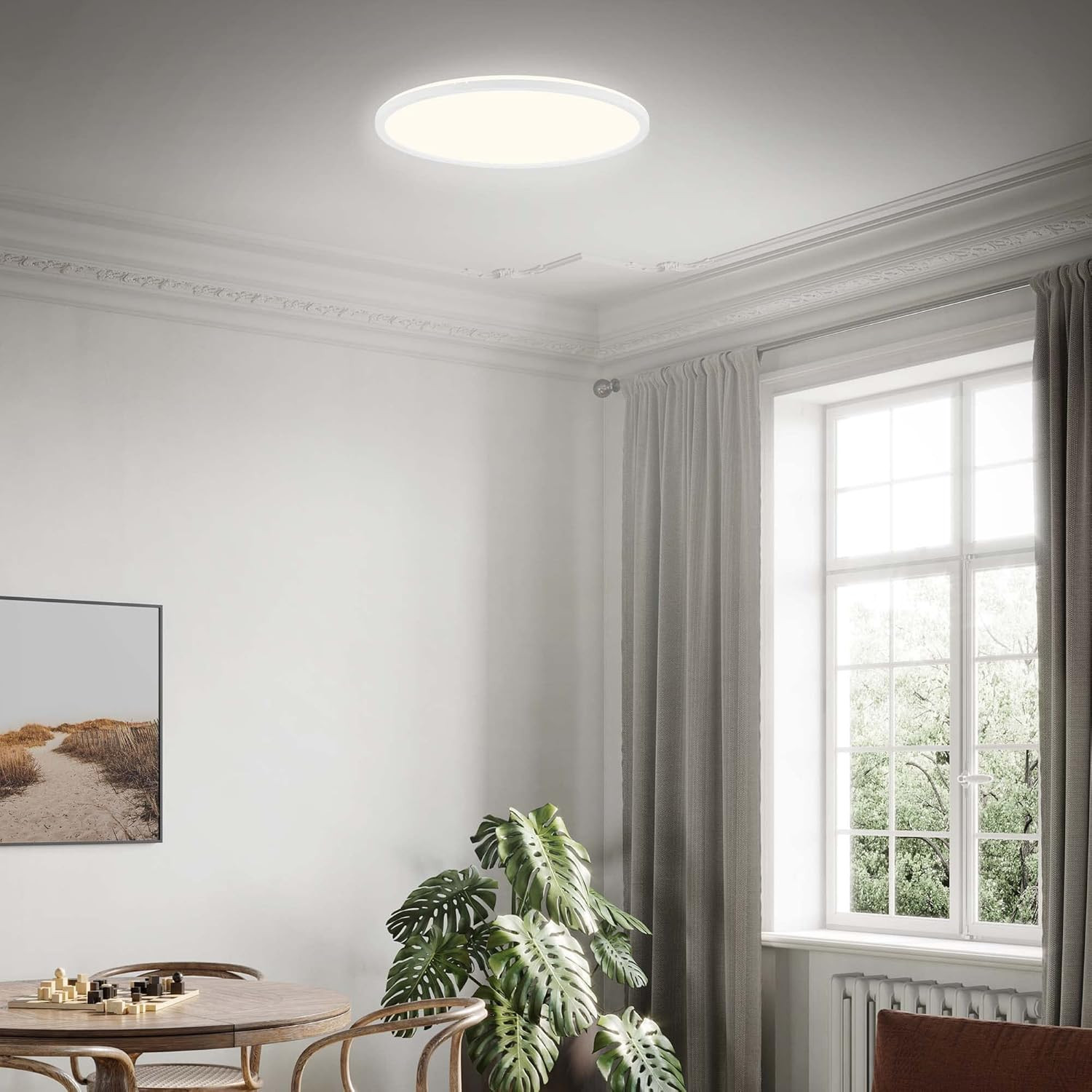 PLAFONIERA SLIM LED 22W 4K BIANCA