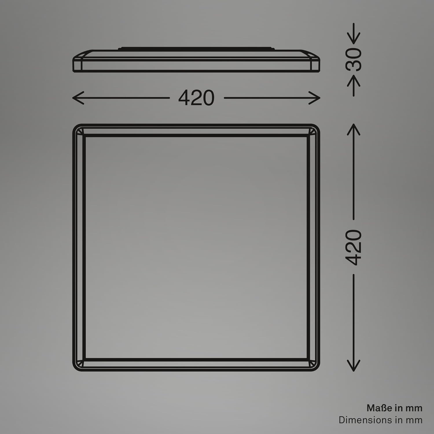 PLAFONIERA SLIM LED 22W 4K BIANCA