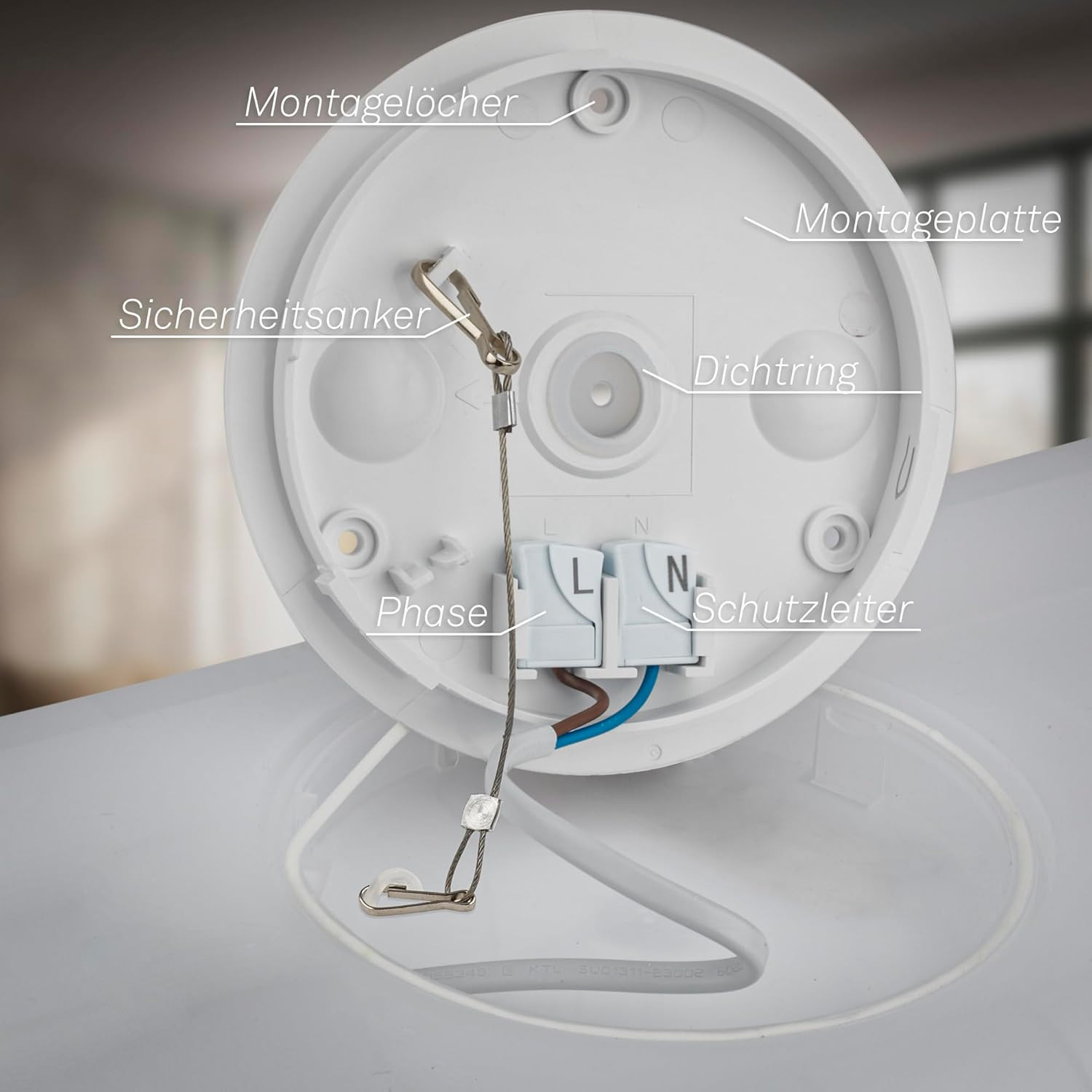 PLAFONIERA SLIM LED 22W 4K BIANCA