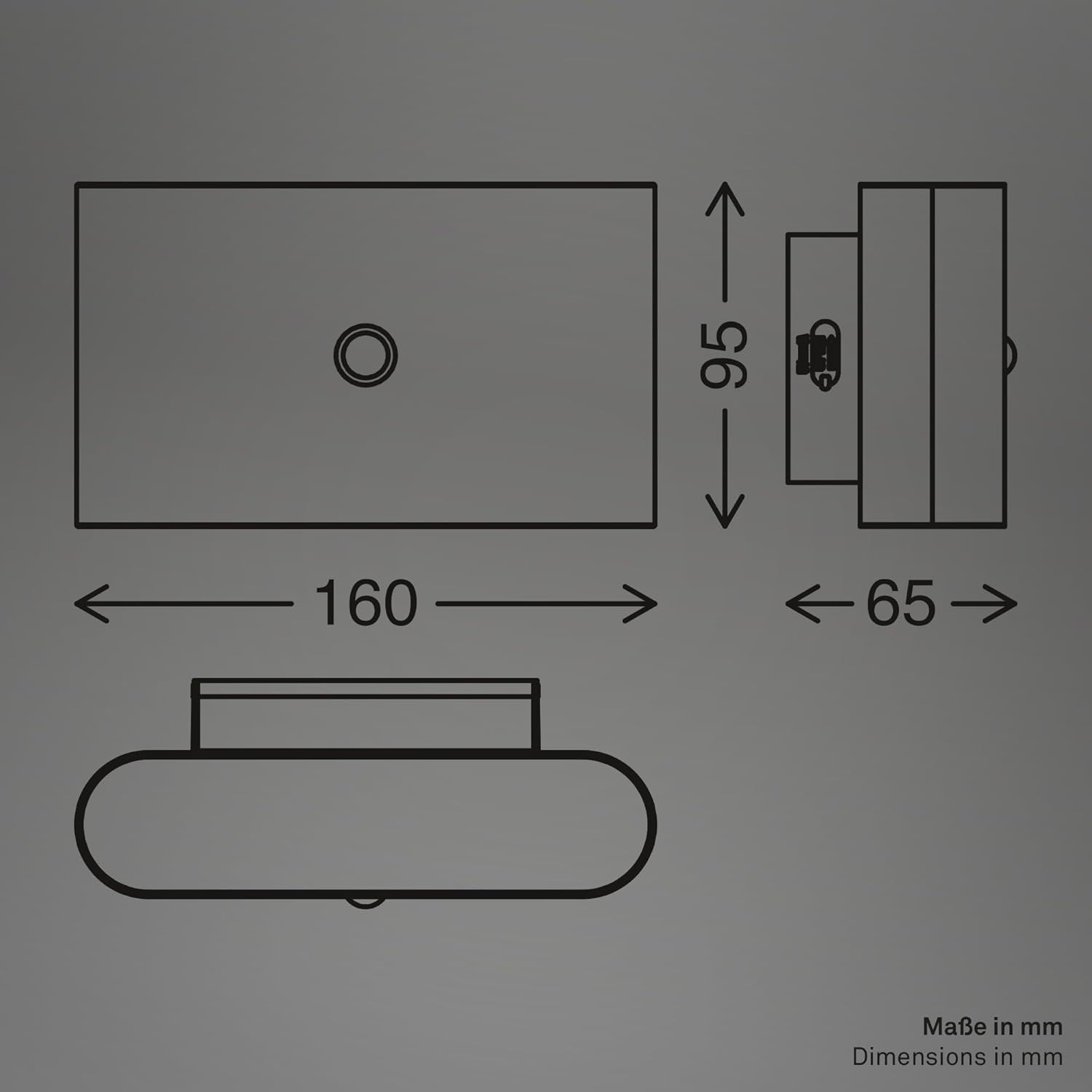 APPLIQUE LED C/SENSORE 3W 3K BEIGE