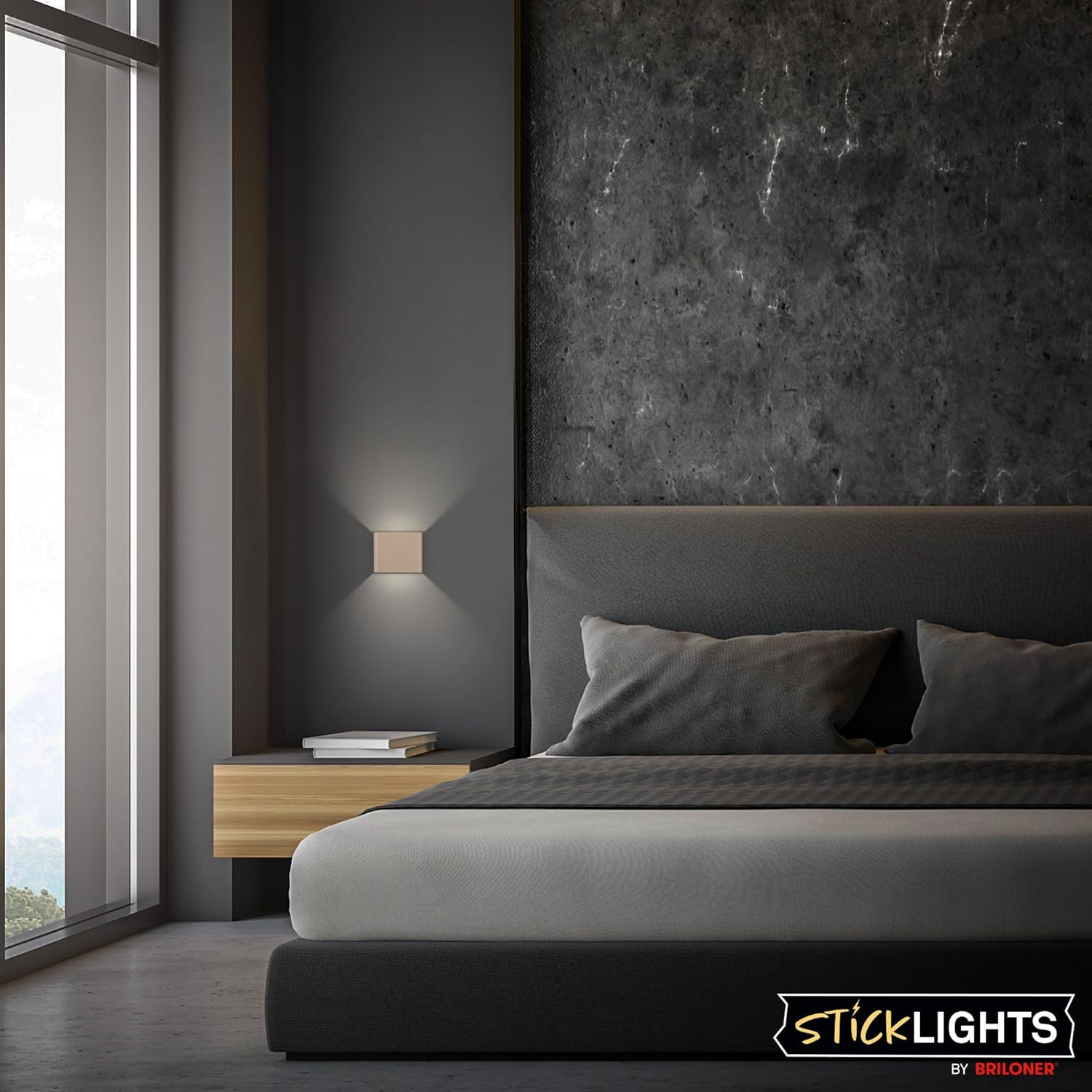 APPLIQUE LED 1.5W 3K C/SENSORE BEIGE