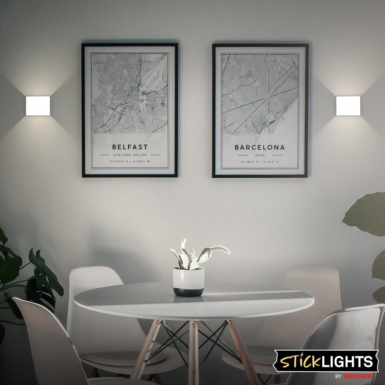 APPLIQUE LED C/SENSORE 1.5W 3K B.CA