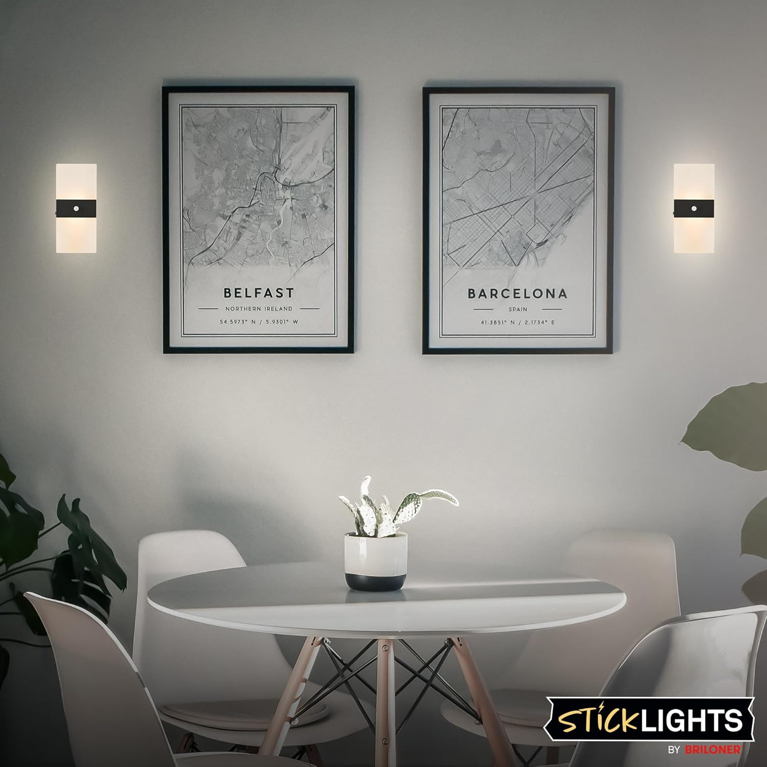 APPLIQUE LED C/SENSORE 1W 2.7K NERO