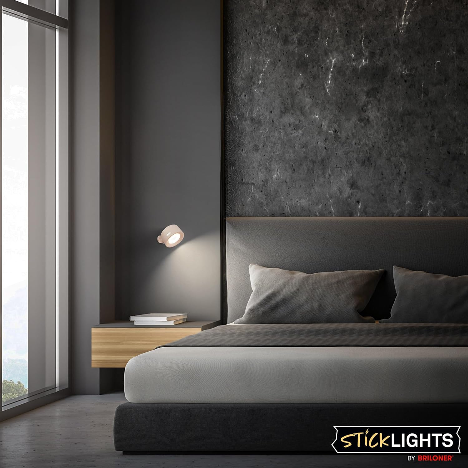 FARETTO PARETE LED 1.6W DIMM.BEIGE