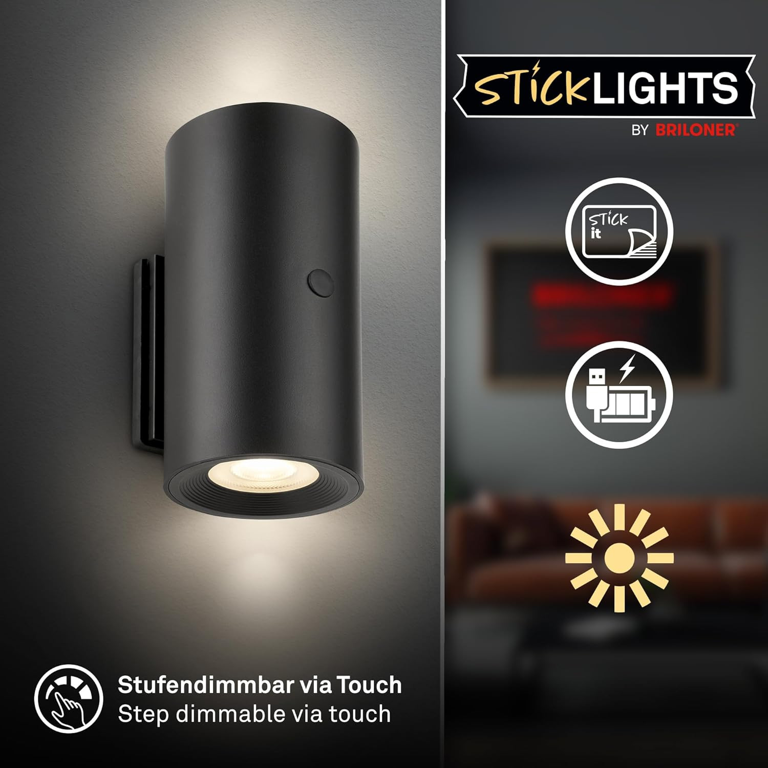 APPLIQUE LED 2W 3K DIMM.IP20 NERO