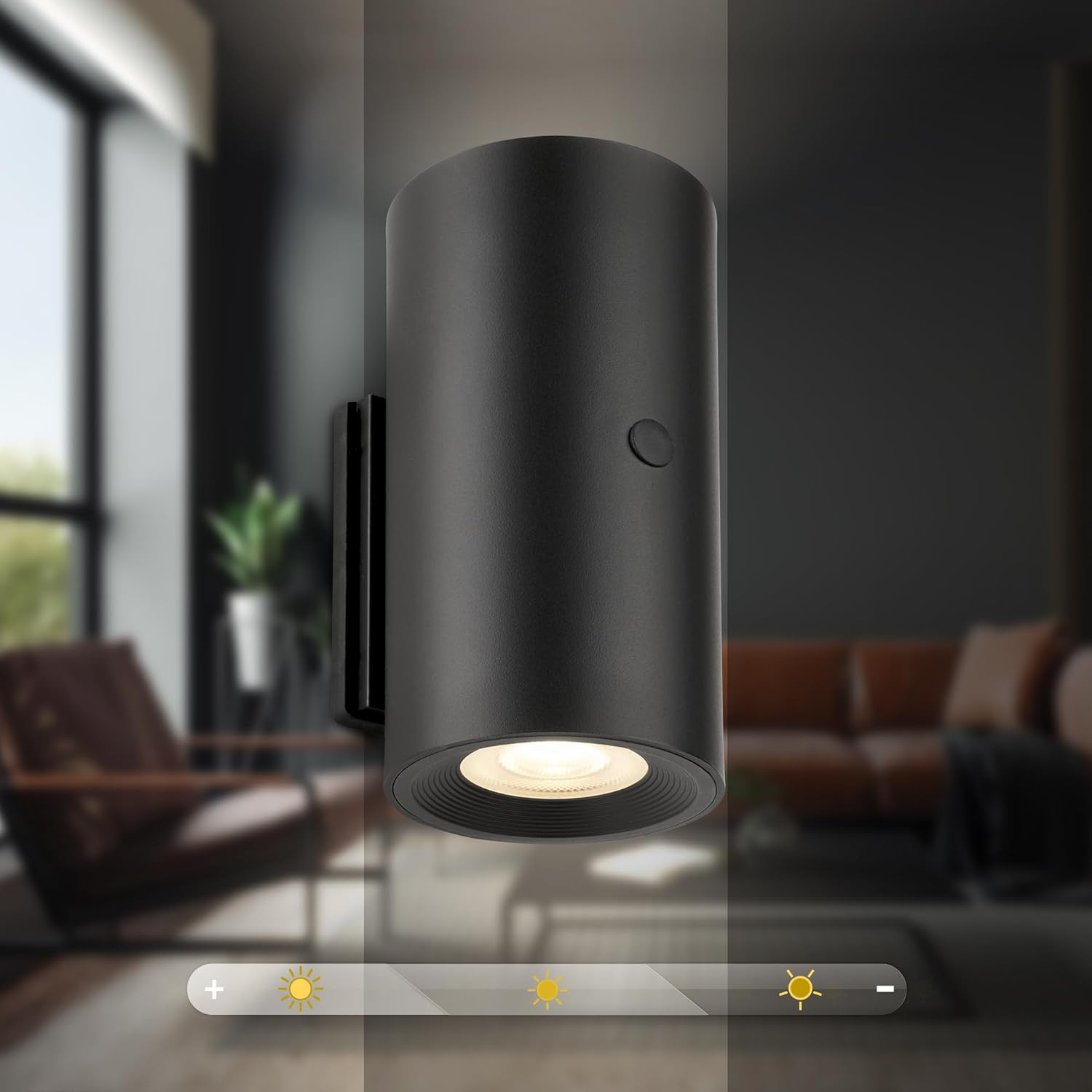 APPLIQUE LED 2W 3K DIMM.IP20 NERO