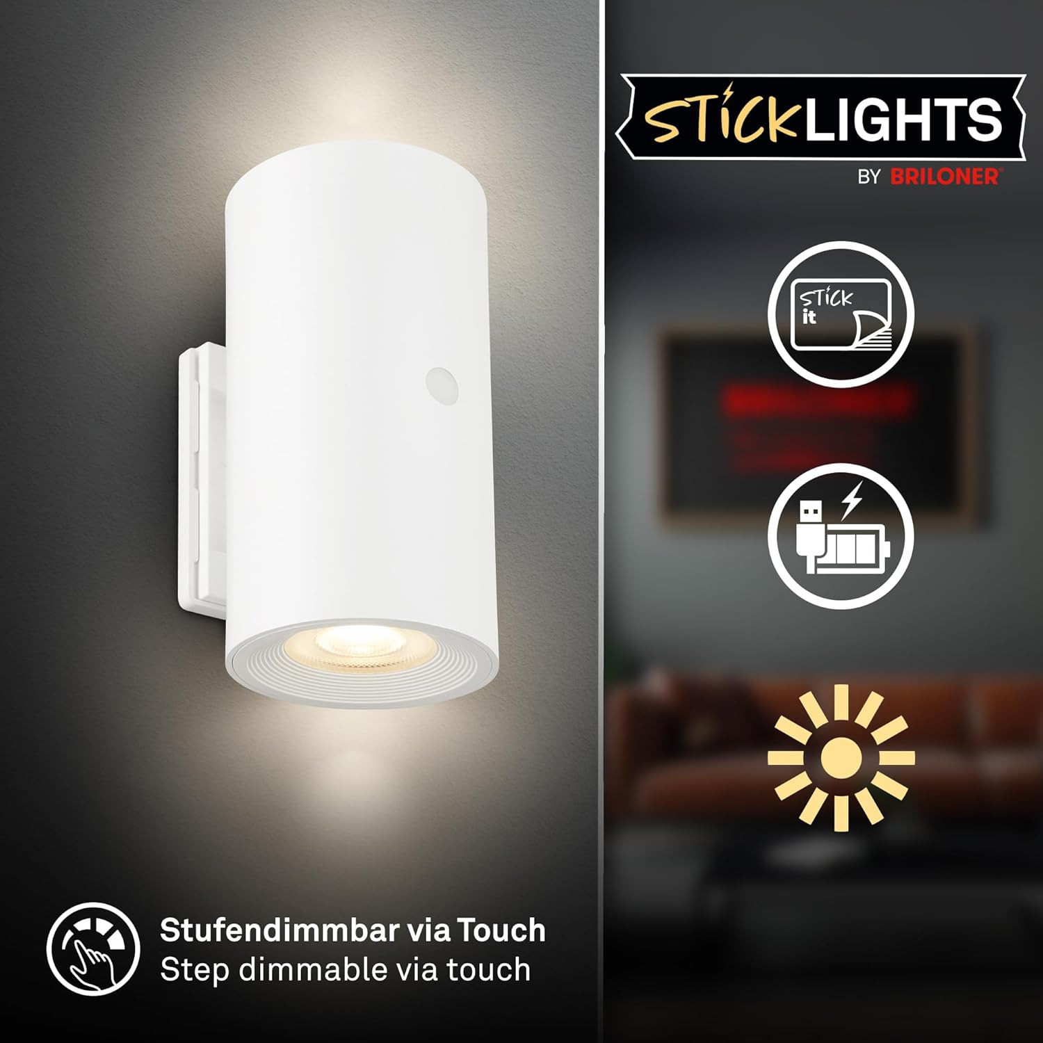 APPLIQUE LED 2W 3K DIMM.IP20 BIANCO