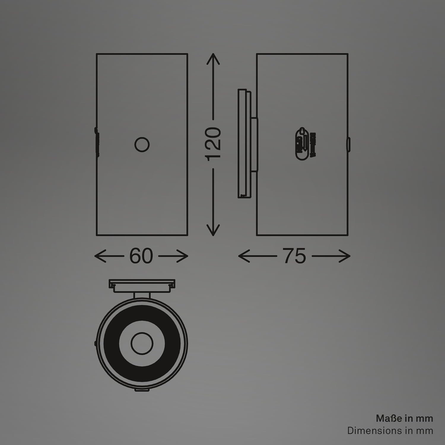 APPLIQUE LED 2W 3K DIMM.IP20 BIANCO