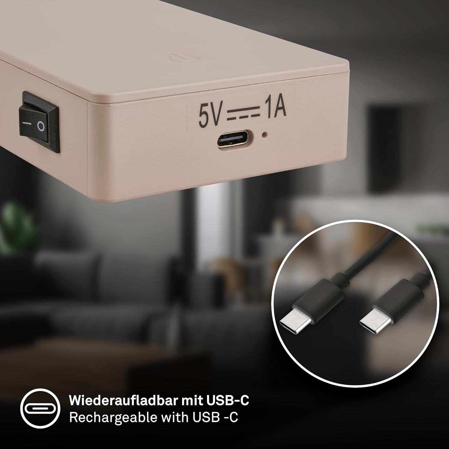 LUCE NOTTURNA LED 2W 3K DIMM.BEIGE