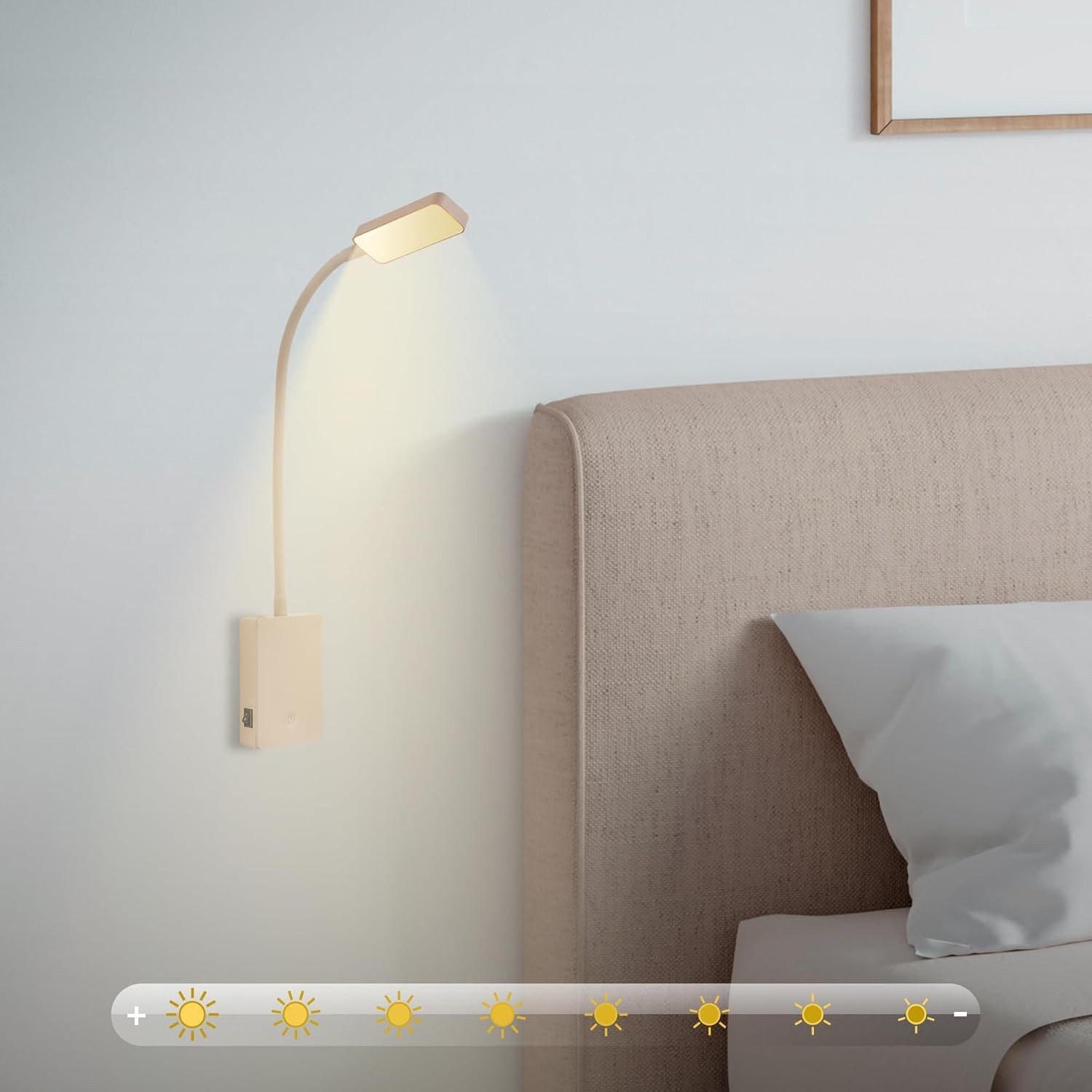 LUCE NOTTURNA LED 2W 3K DIMM.BEIGE