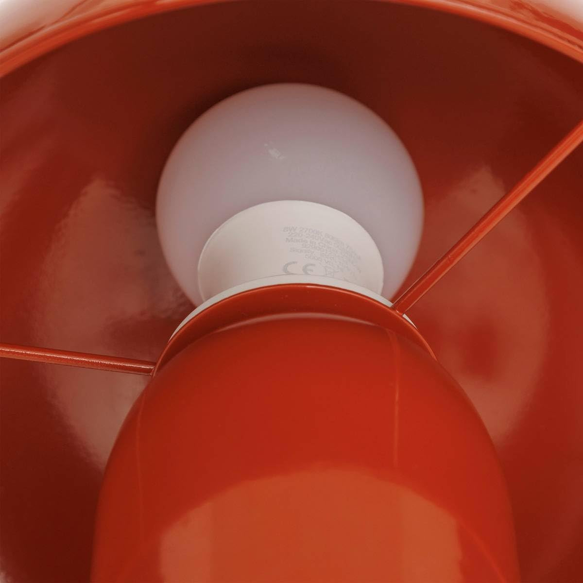 LAMPADA FUNGO LITO H.24.5 MET.TERRACOTTA