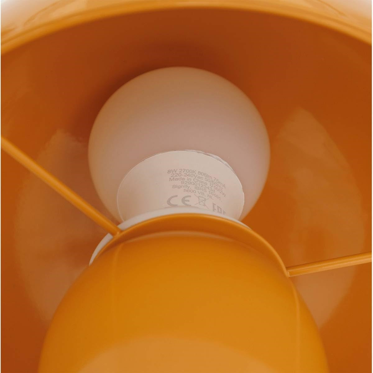 LAMPADA FUNGO LITO H.24.5 MET.OCRA