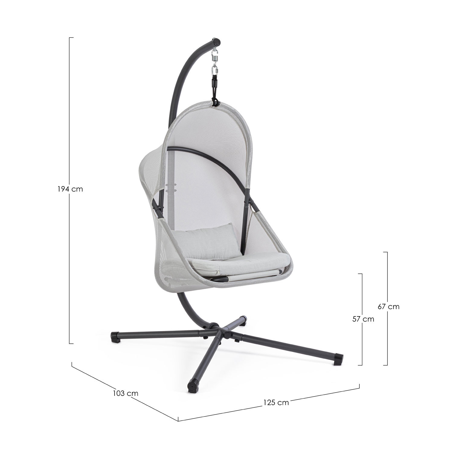 POLTRONA SOSPESA PIEGH.C-C ALGAR