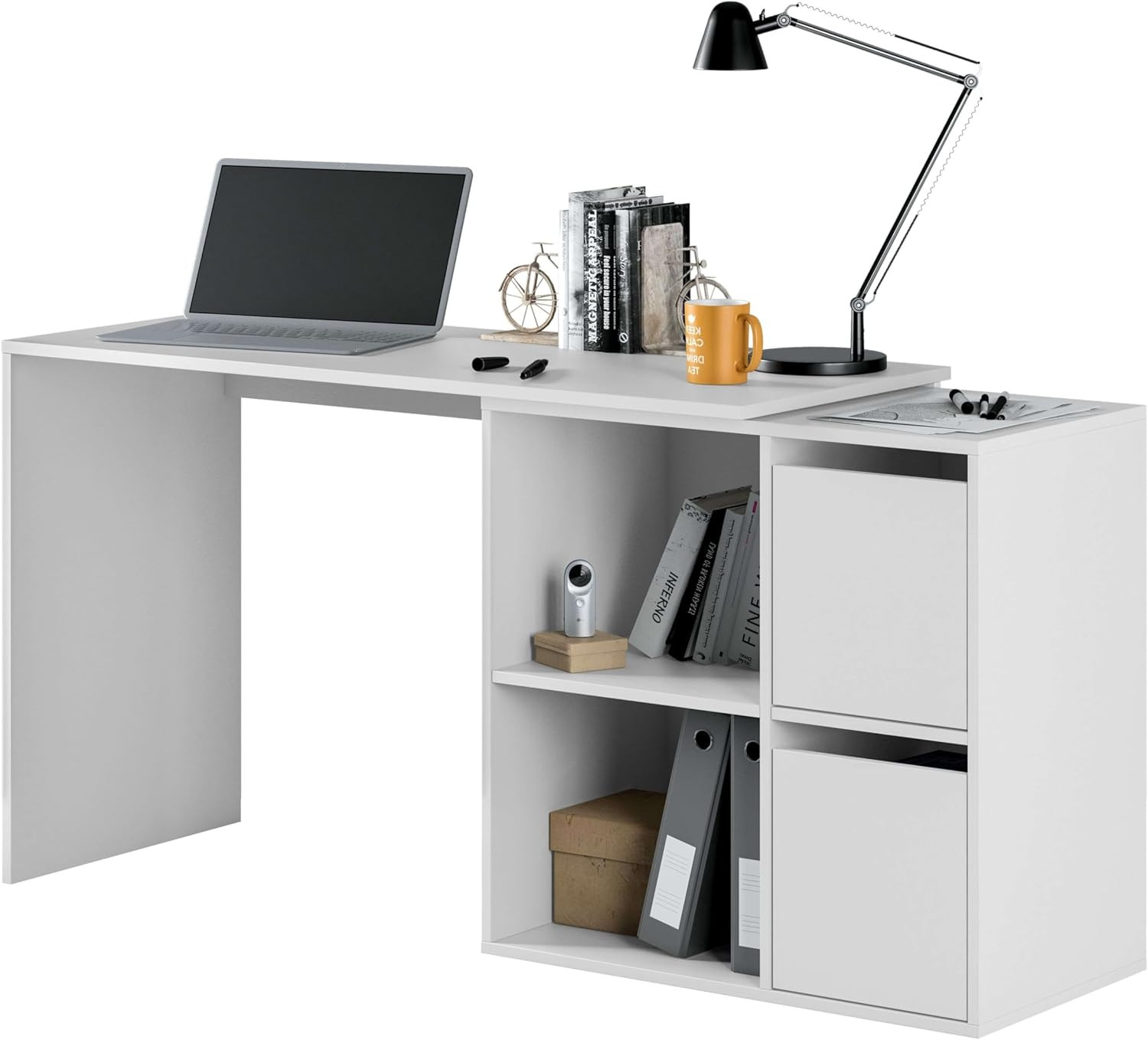 SCRIVANIA MULTIPOSIZIONE AD ANGOLO