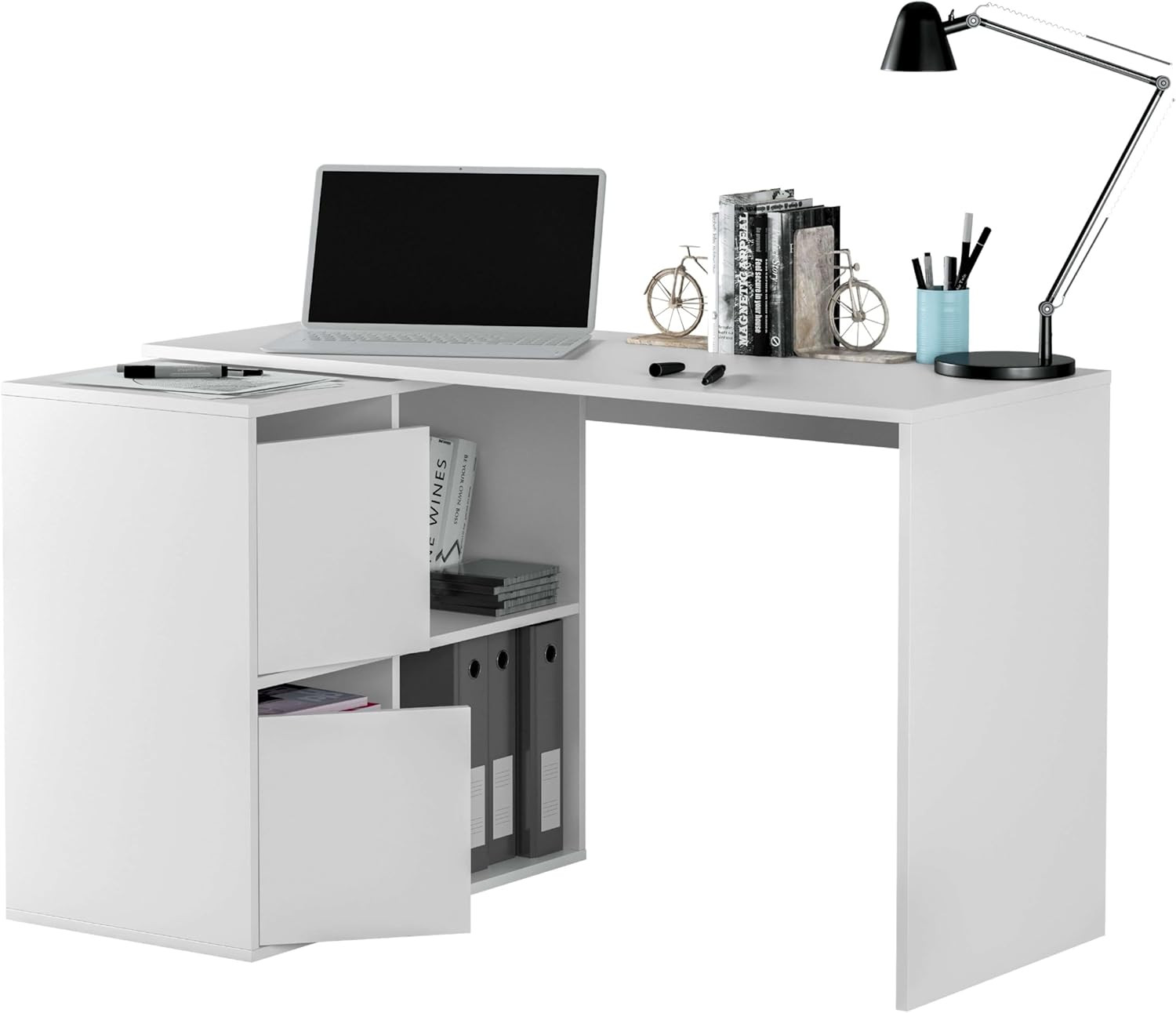 SCRIVANIA MULTIPOSIZIONE AD ANGOLO