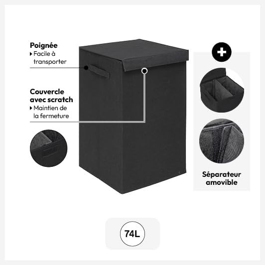 P/BIANCHERIA 74LT.NERO