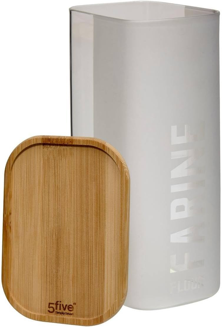 BARATTOLO FARINA VETRO C/C BAMBOO 1.6L.