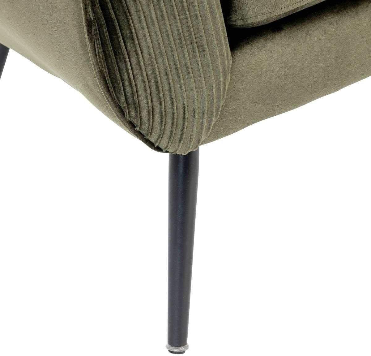 POLTRONA SOLARO IN VELLUTO VERDE