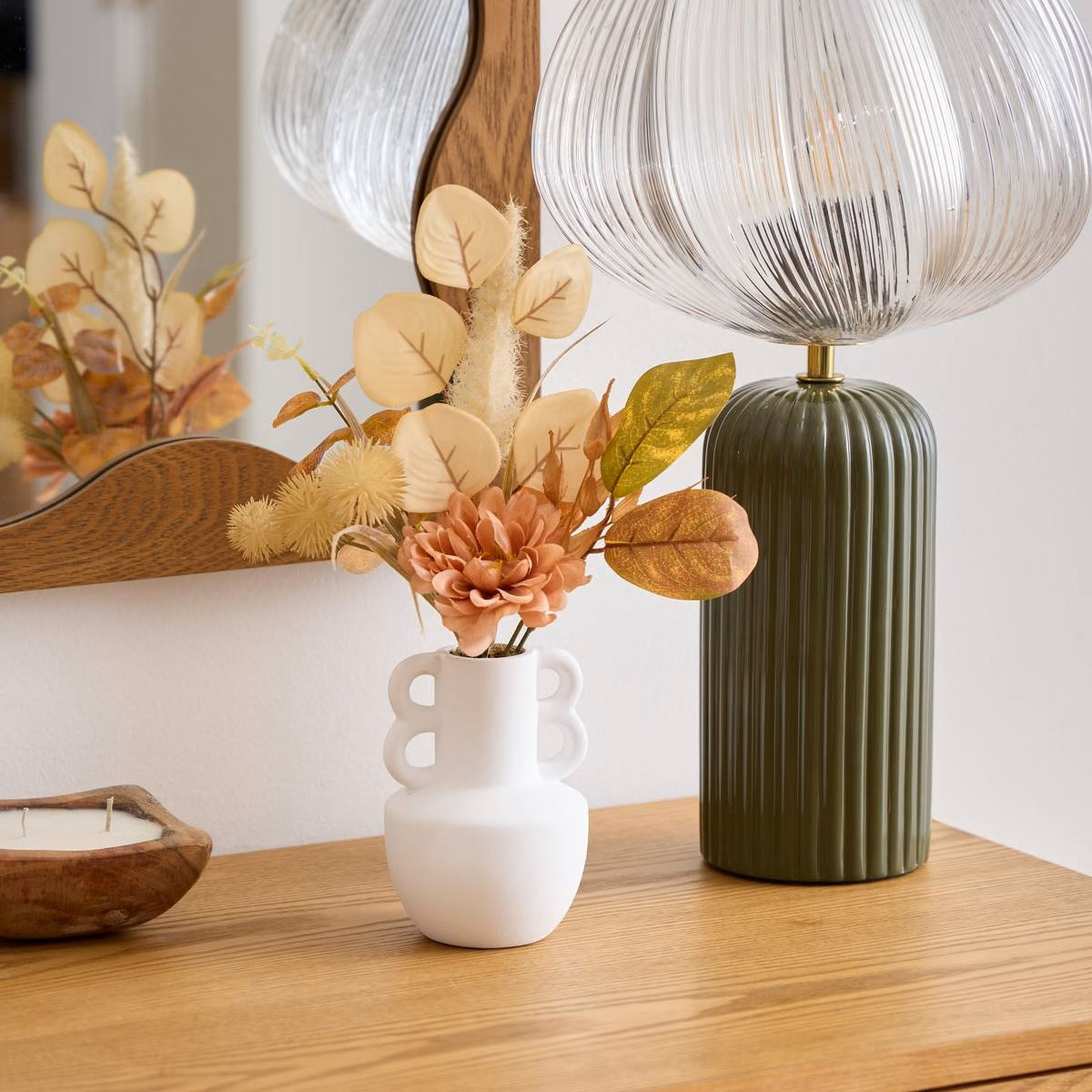 VASO CON FIORI H.35 ASSORTITI