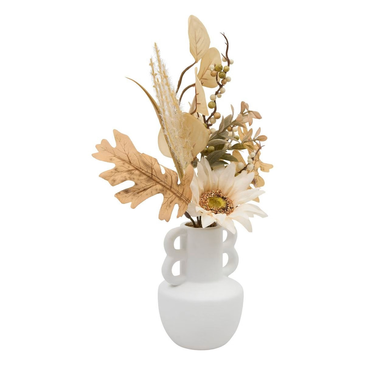 VASO CON FIORI H.35 ASSORTITI