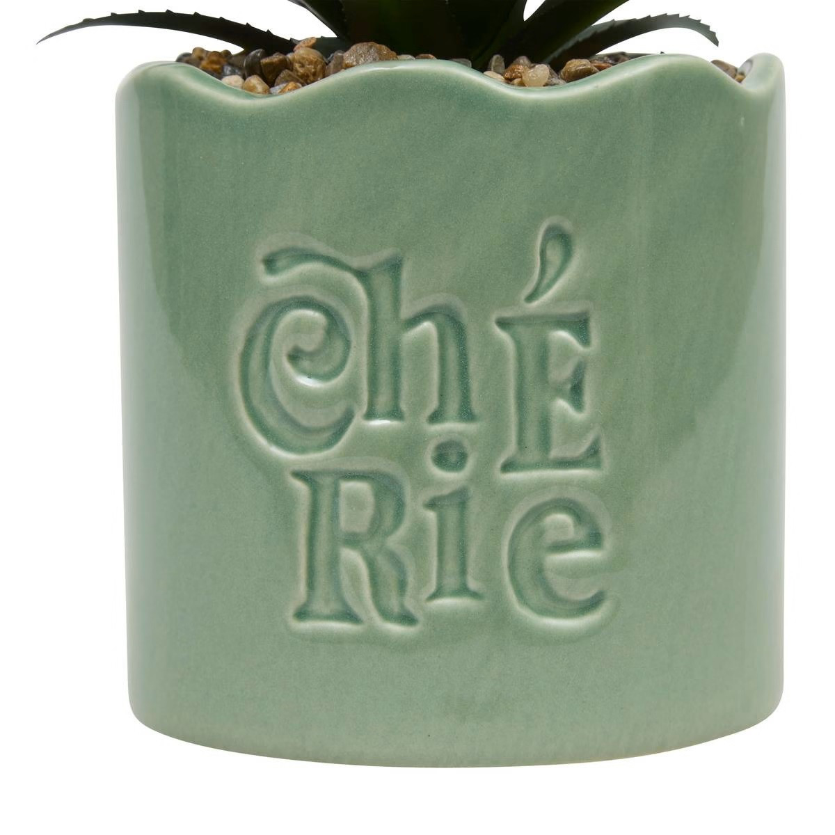 PIANTA C/VASO CCERAMICA H.17 ASS.