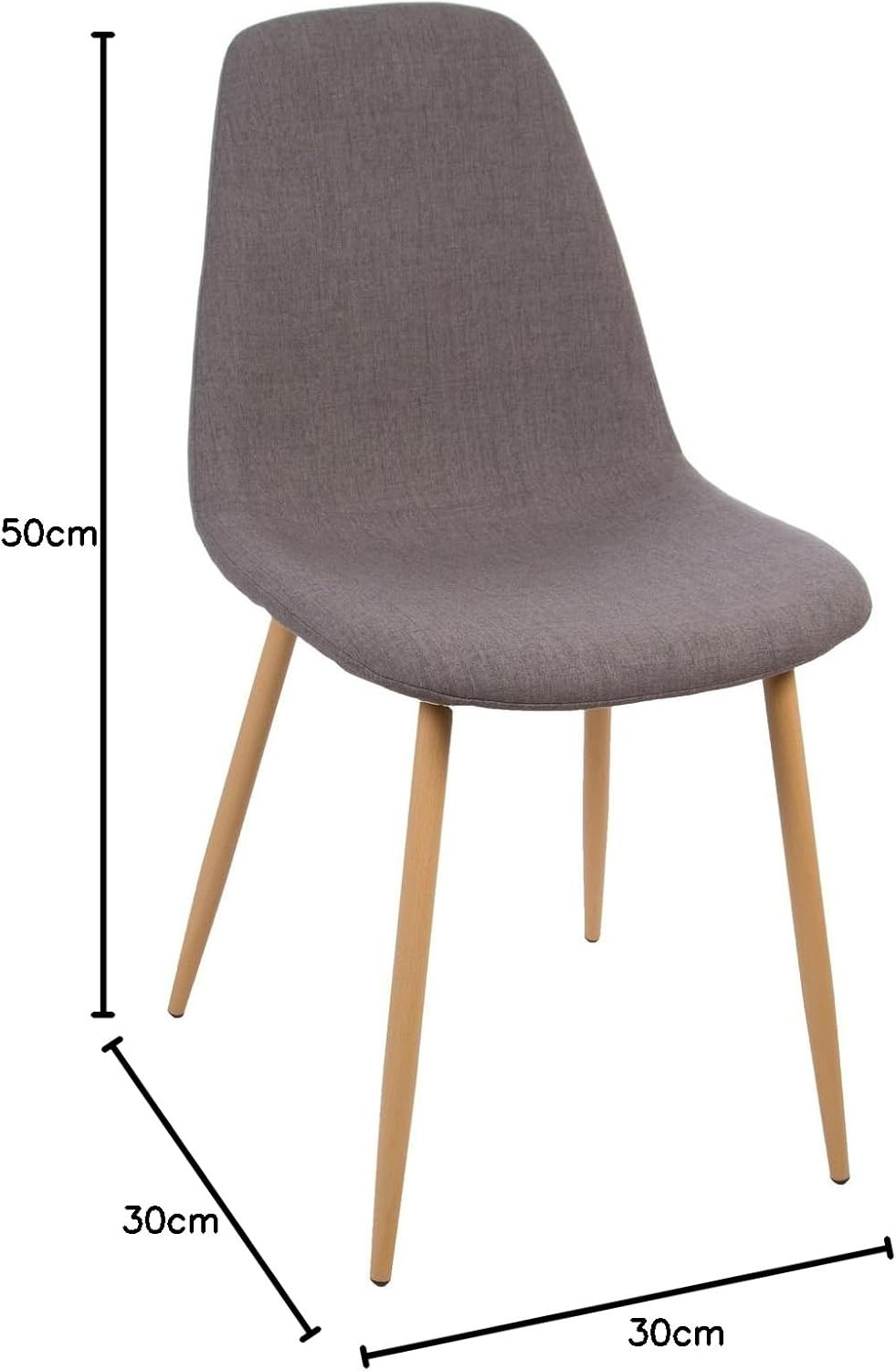 SEDIA ROKA FAGGIO GRIGIO SCURO