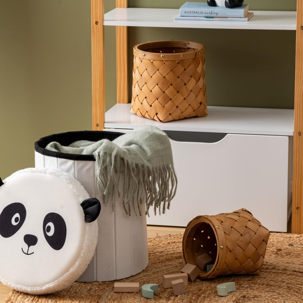 POUF PIEGHEVOLE PANDA D.30X38