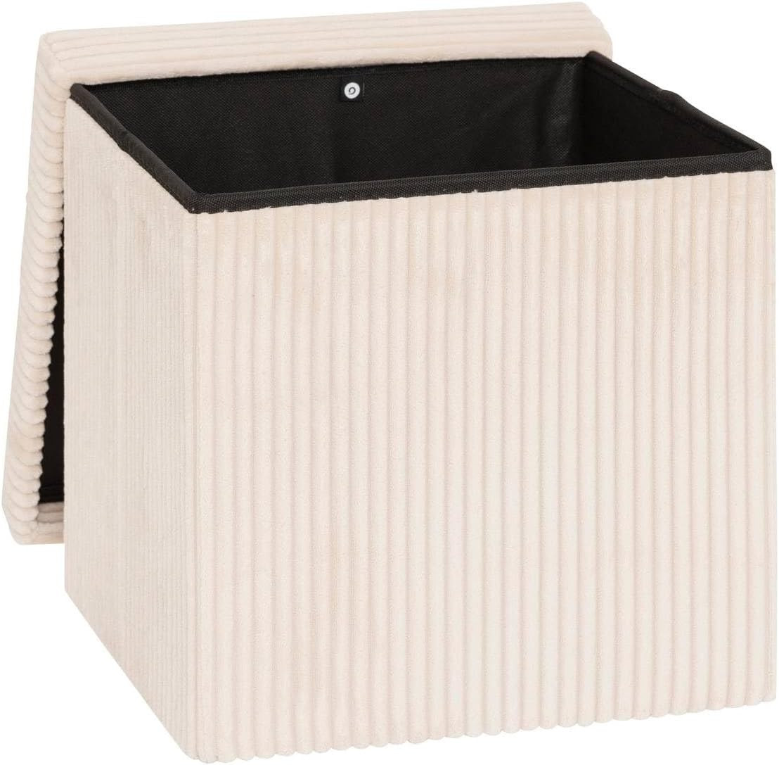 POUF PIEGHEVOLE ARUM CM.38X38 AVORIO