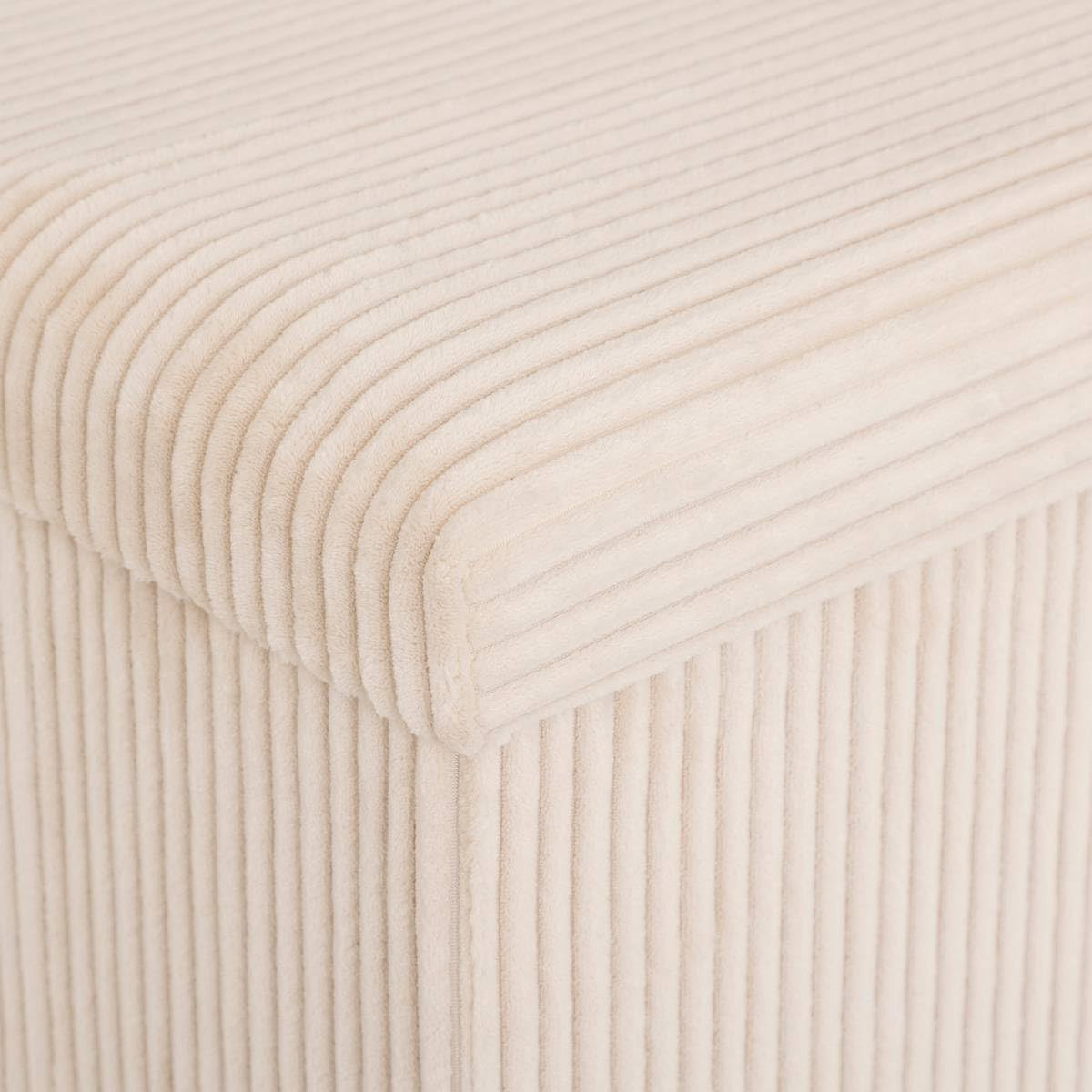 POUF PIEGHEVOLE ARUM CM.38X38 AVORIO