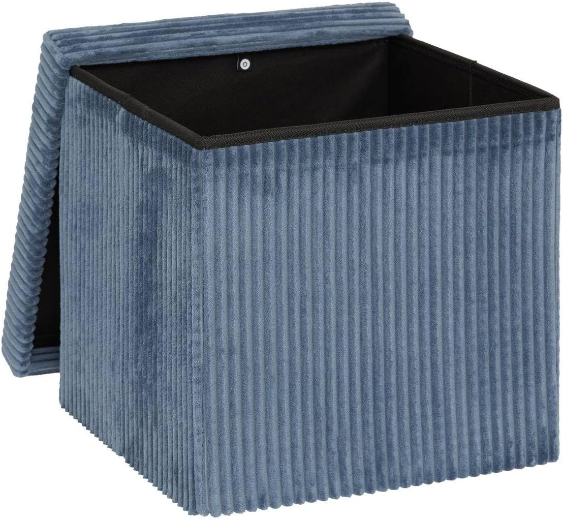 *POUF PIEGHEVOLE ARUM CM.38X38 BLU