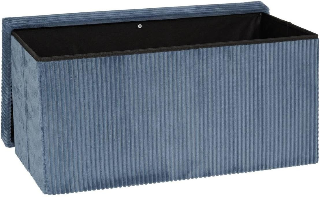 POUF PIEG.ARUM COSTE CM.76X38 BLU