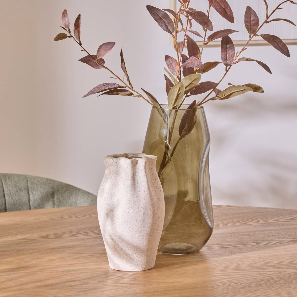 VASO CERAMICA GRIGOR H.20.5 BIANCO