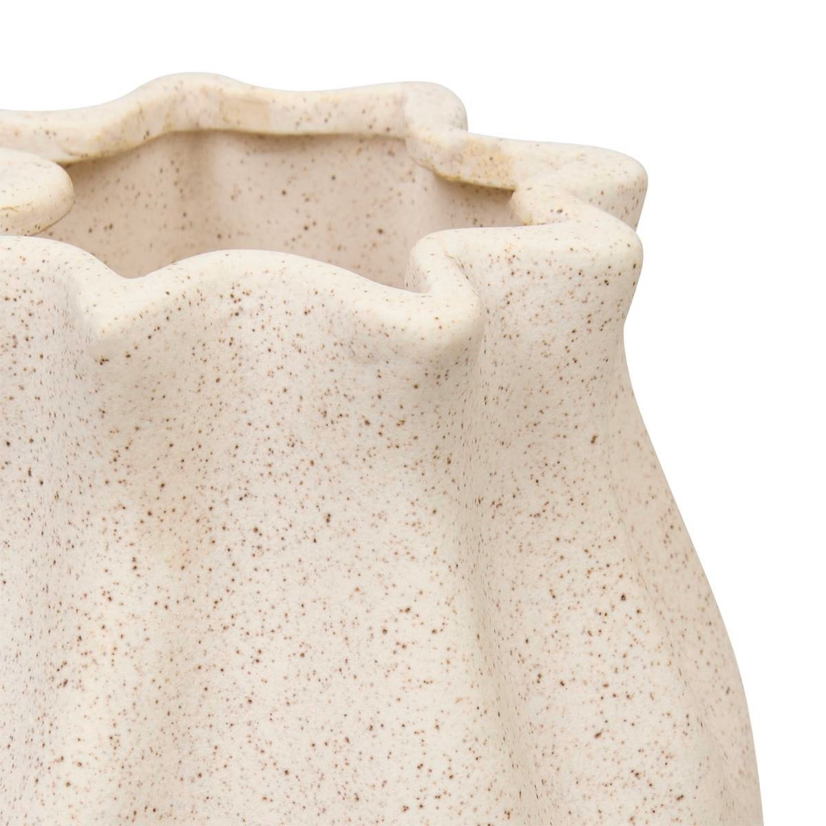 VASO CERAMICA GRIGOR H.20.5 BIANCO