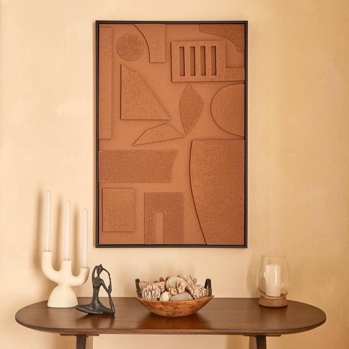 TELA 3D JILANI CM.60X90 MARRONE