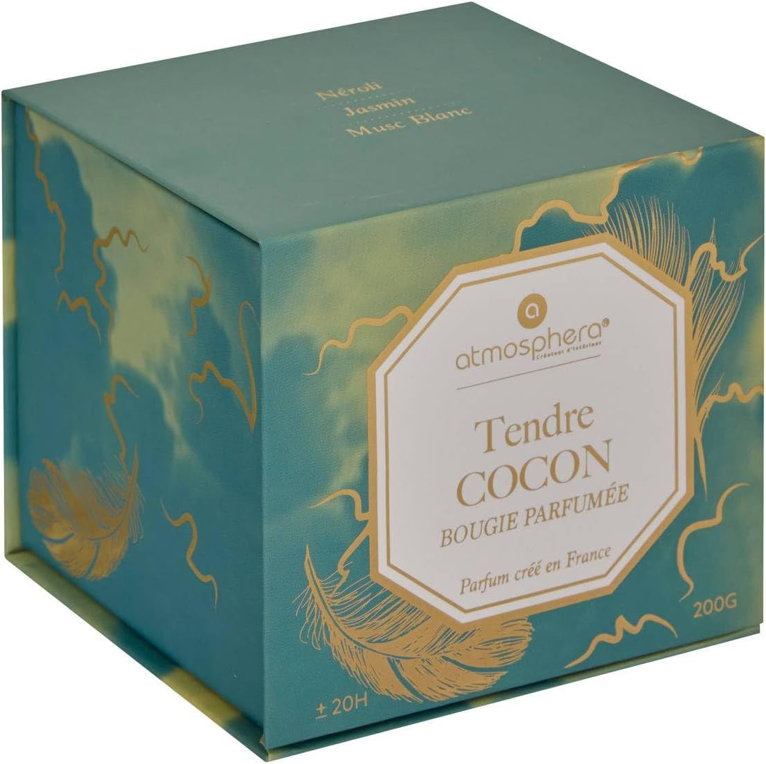 CANDELA PROFUMATA VETRO 200G BOZZ.