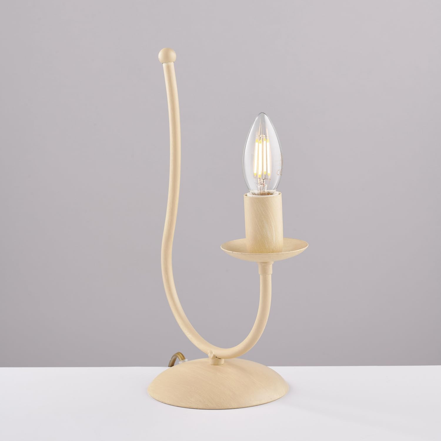 LUMETTO IN FERRO 1XE14  42W AVORIO