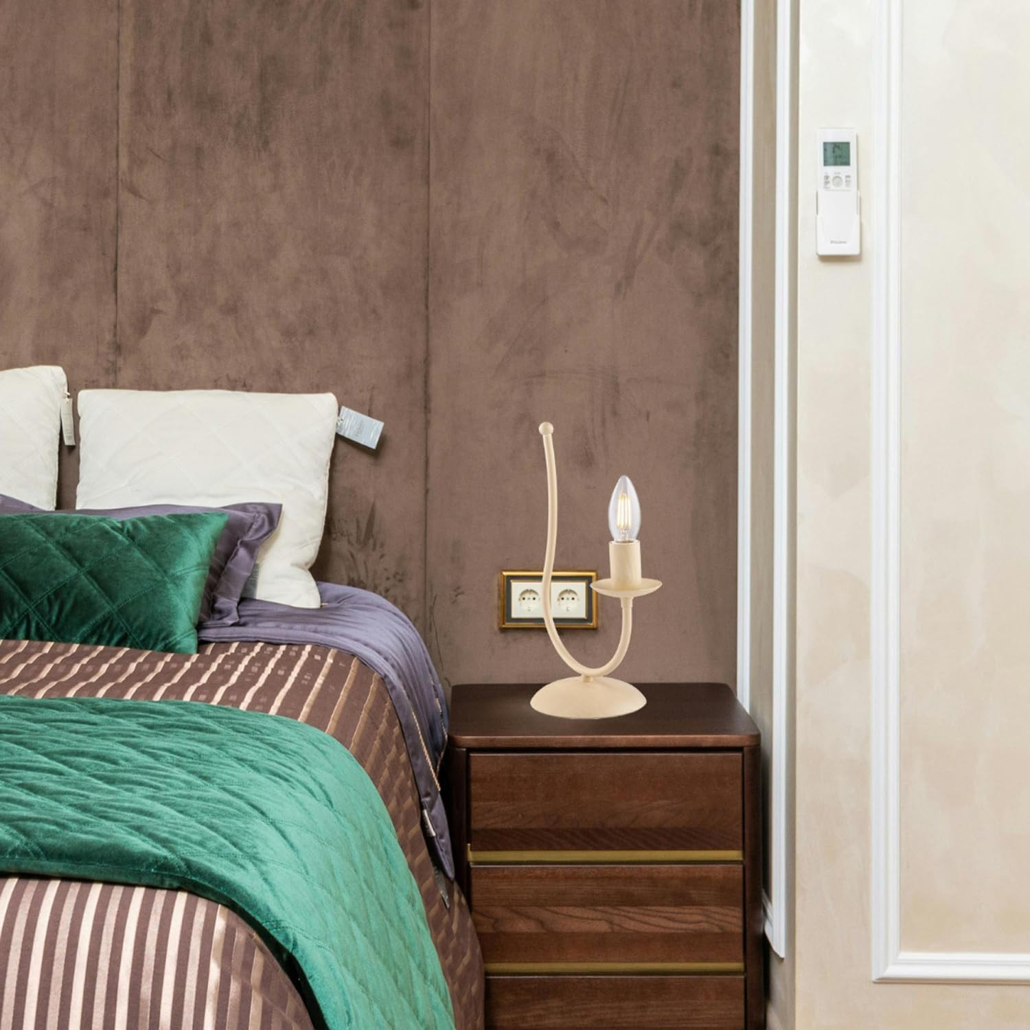 LUMETTO IN FERRO 1XE14  42W AVORIO