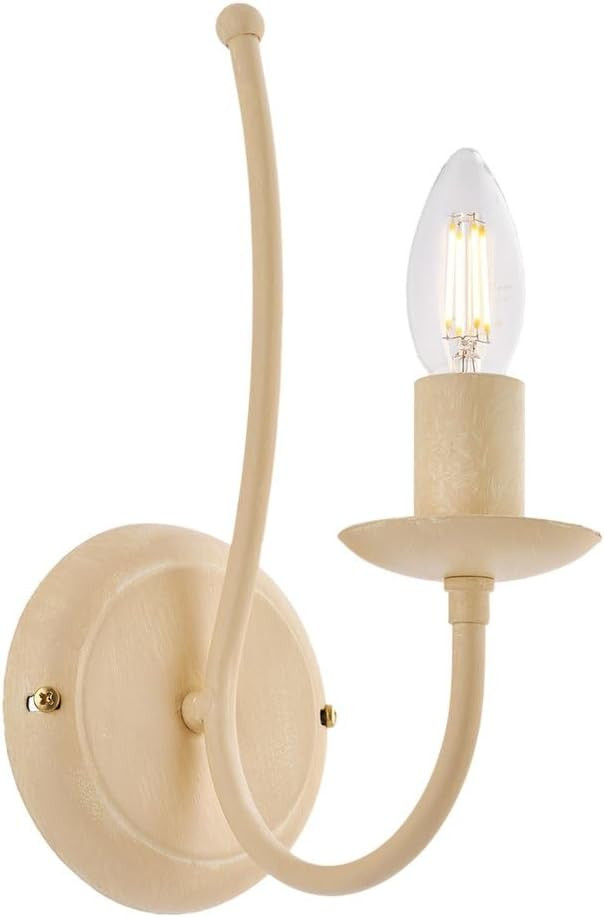 APPLIQUE IN FERRO 1XE14 42W AVORIO DECAPE