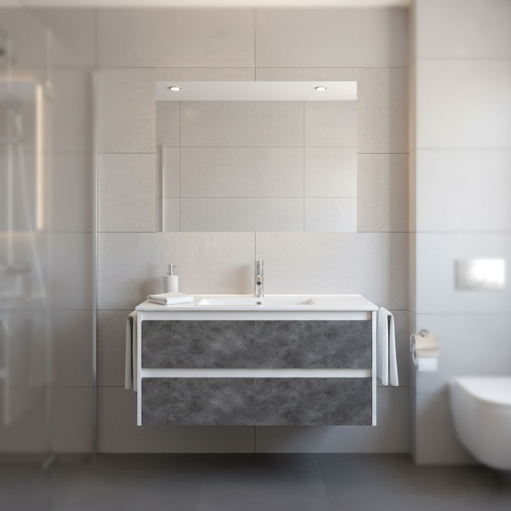 MOBILE BAGNO SOSPESO ROMA CM.100