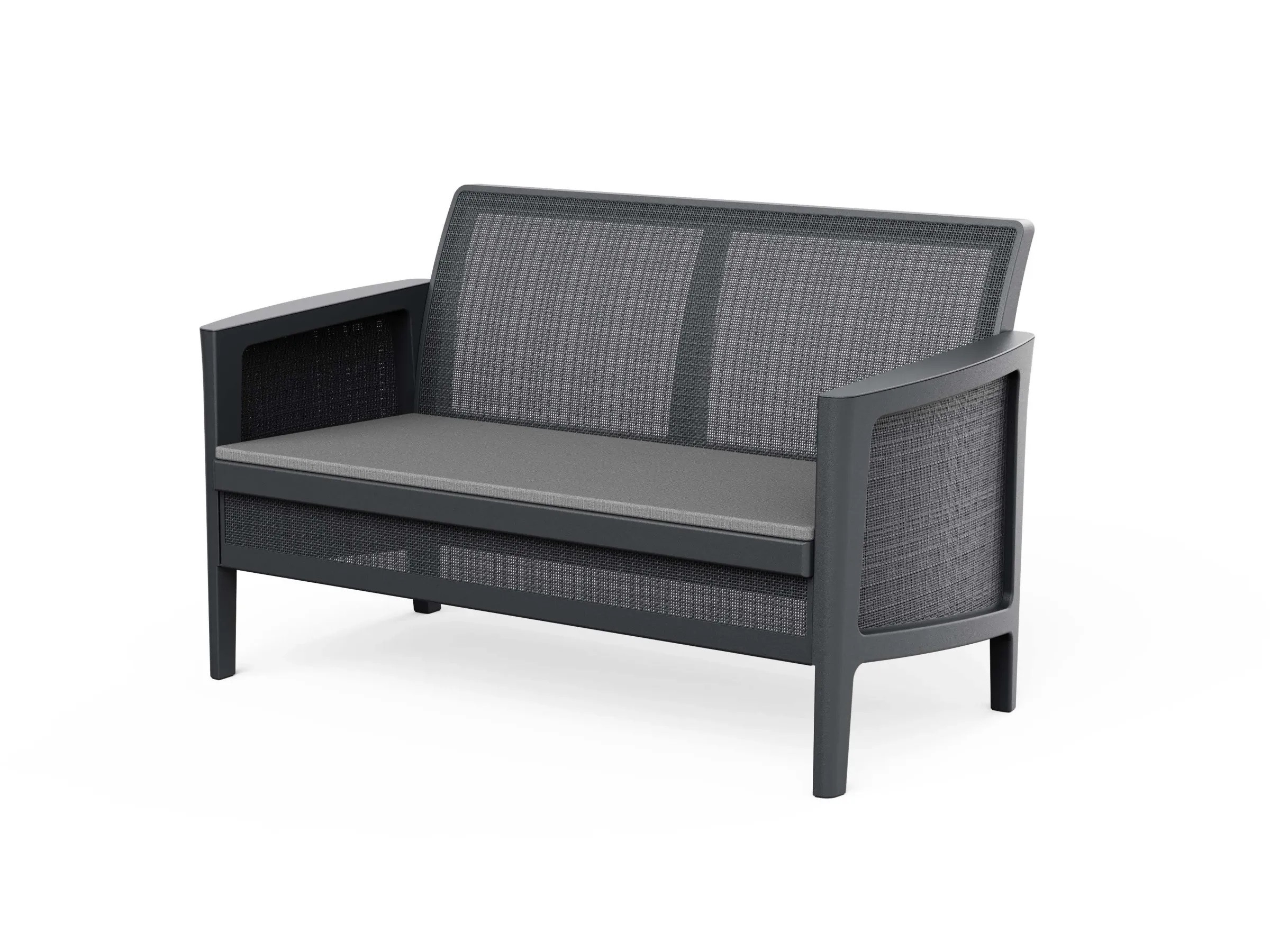 SALOTTO IN RESINA ATLAS NERO