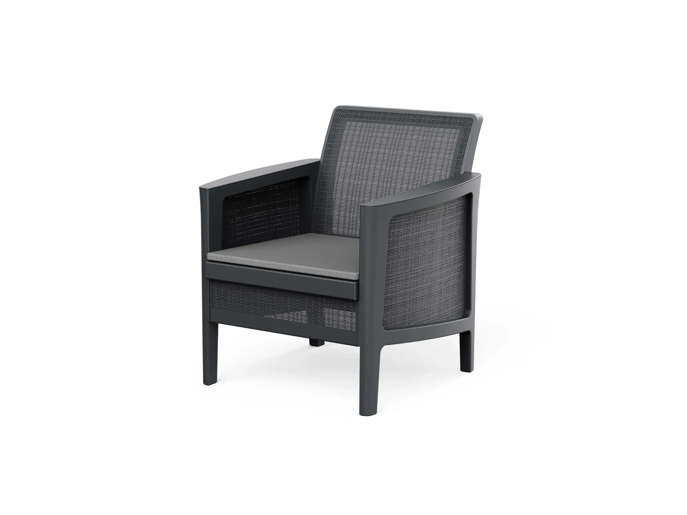 SALOTTO IN RESINA ATLAS NERO