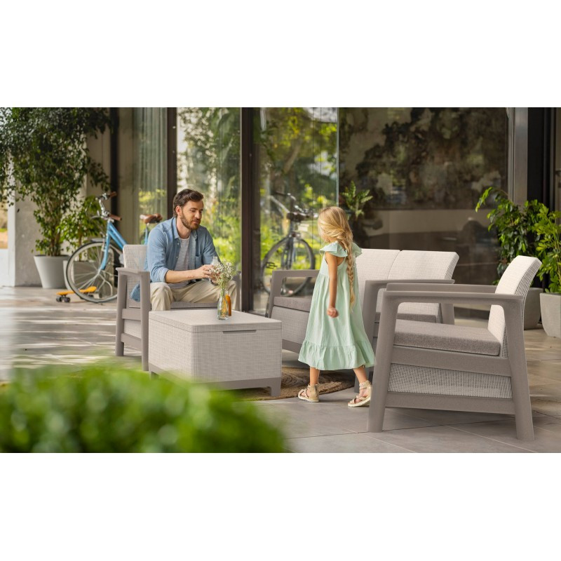 SALOTTO IN RESINA SCANDY GREY