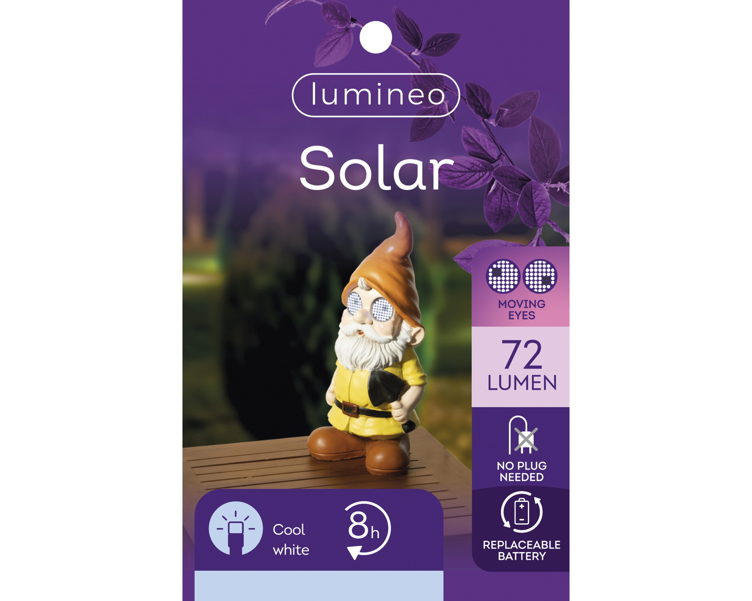 GNOMO SOLARE H.CM.36.5 IN RESINA
